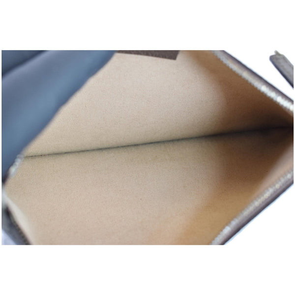 GUCCI Ophidia Soft GG Supreme Pouch Wristlet Beige - Inner View