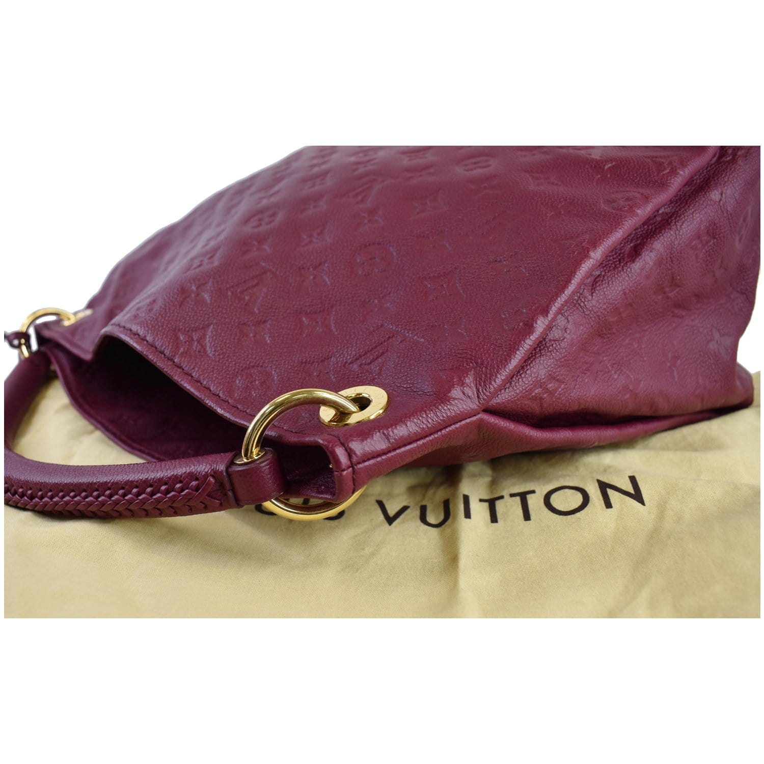 LOUIS VUITTON Artsy MM Empreinte Leather Shoulder Bag Mulberry - Last