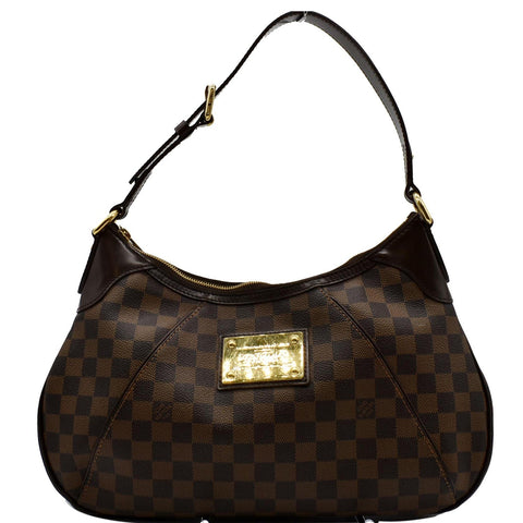 LOUIS VUITTON Thames GM Damier Ebene Shoulder Bag Brown