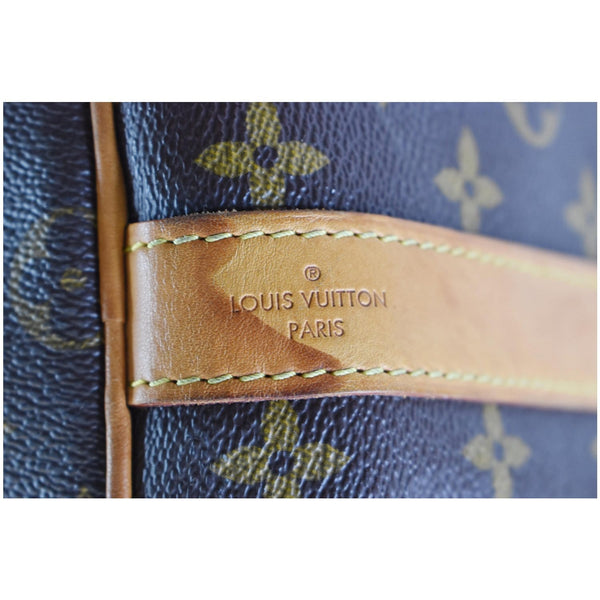 LOUIS VUITTON  Keepall Bandouliere 55 Monogram Canvas Travel Bag Brown