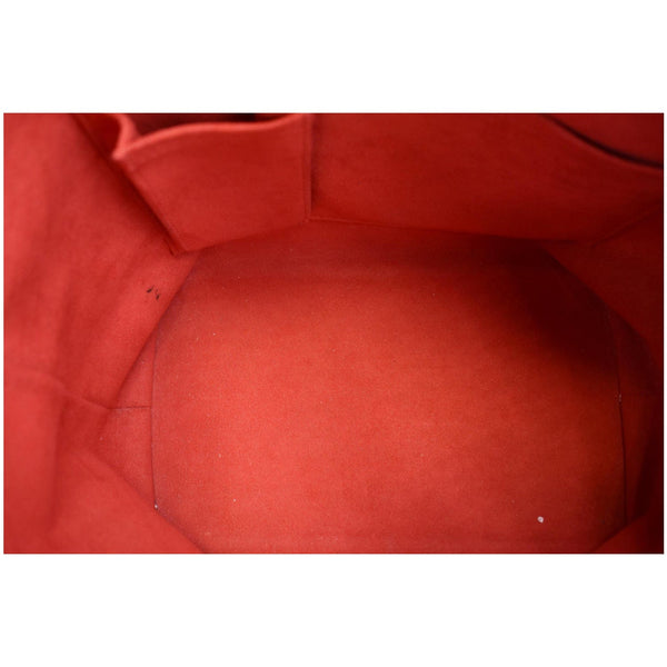 LOUIS VUITTON Saleya PM Damier Ebene Tote Bag Brown