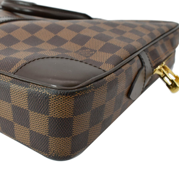 Louis Vuitton Porte Documents Voyage Briefcase Bag Brown