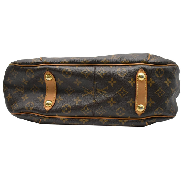 LOUIS VUITTON Galliera PM Monogram Canvas Hobo Shoulder Bag Brown