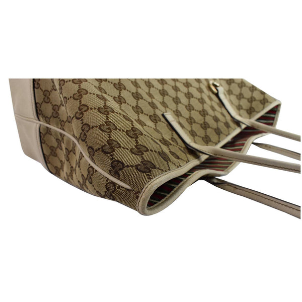 Gucci Large Britt GG Canvas Tote Bag Women | corner view
