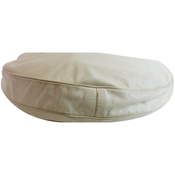 GUCCI Duchessa Leather Hobo Bag Ivory 181492