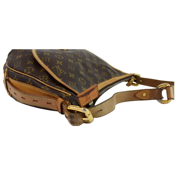 LOUIS VUITTON Tulum GM Monogram Canvas Shoulder Bag Brown