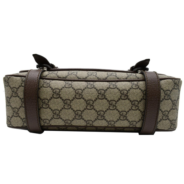 GUCCI GG Supreme Canvas Messenger Bag Beige 658542