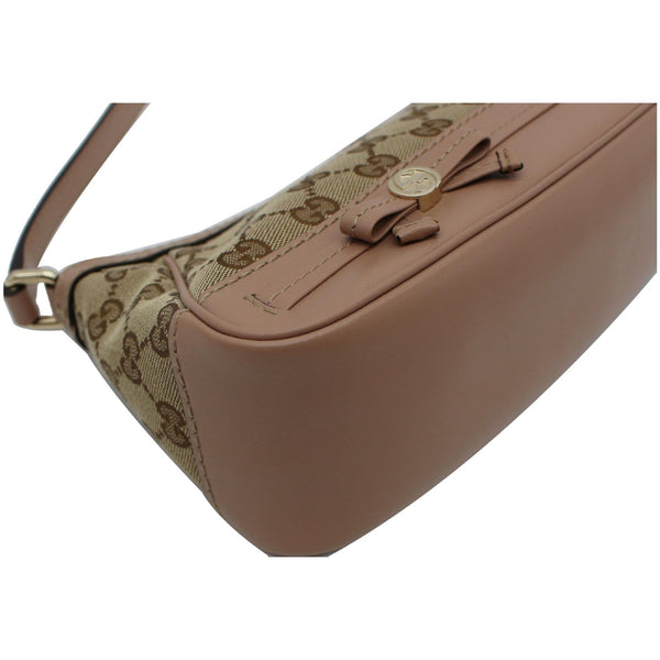Gucci Mayfair Small Bow GG Canvas Shoulder Bag - used handbag
