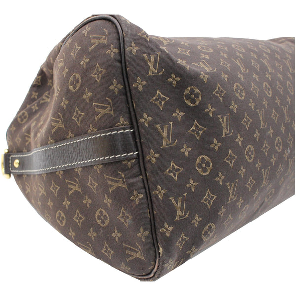 LOUIS VUITTON Speedy 30 Bandouliere Ebene Mini Lin Shoulder Bag Brown