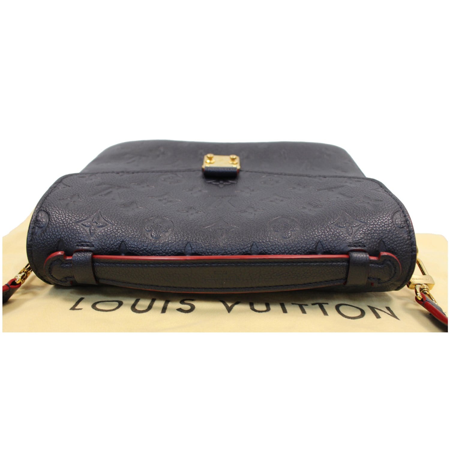 LOUIS VUITTON Metis Pochette Empreinte Leather Crossbody Bag Blue - 20