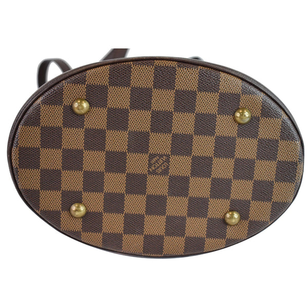 LOUIS VUITTON Marais Bucket Damier Ebene Shoulder Bag Brown