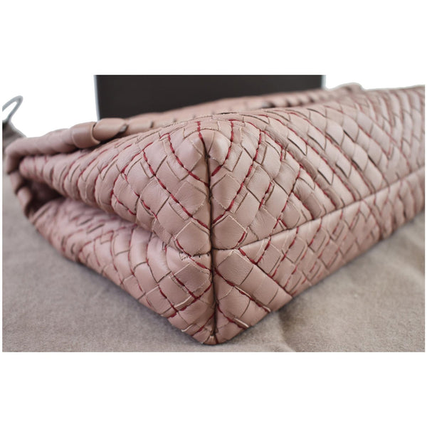 BOTTEGA VENETA Intrecciato Boutis Woven Small Nappa Leather Olimpia Bag Deco Rose - Last Call