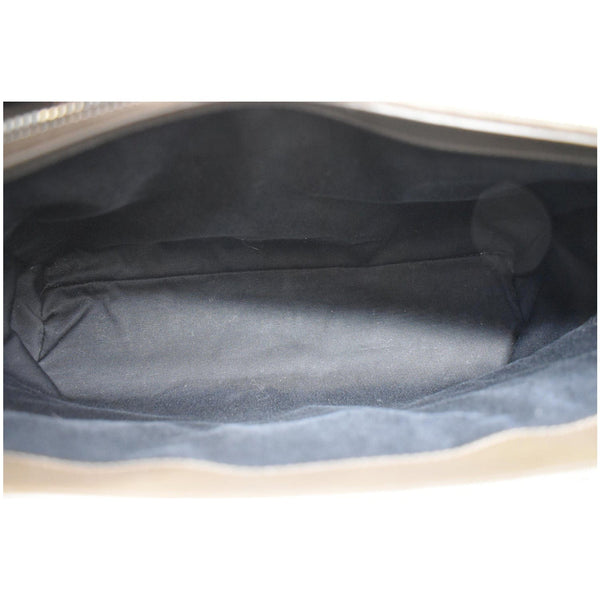 YVES SAINT LAURENT Large Loulou Calfskin Matelasse Chain Shoulder Bag Khaki Green