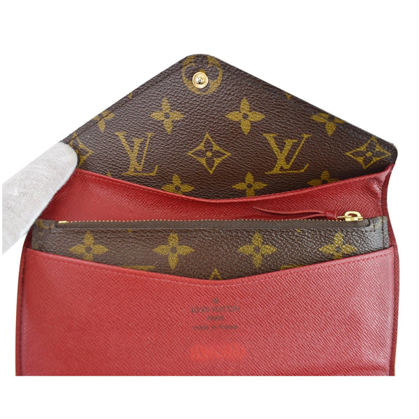 Louis Vuitton Josephine Wallet Brown opened view
