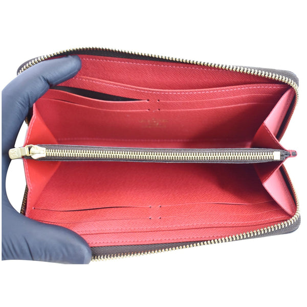 Louis Vuitton Clemence Monogram Canvas Wallet interior