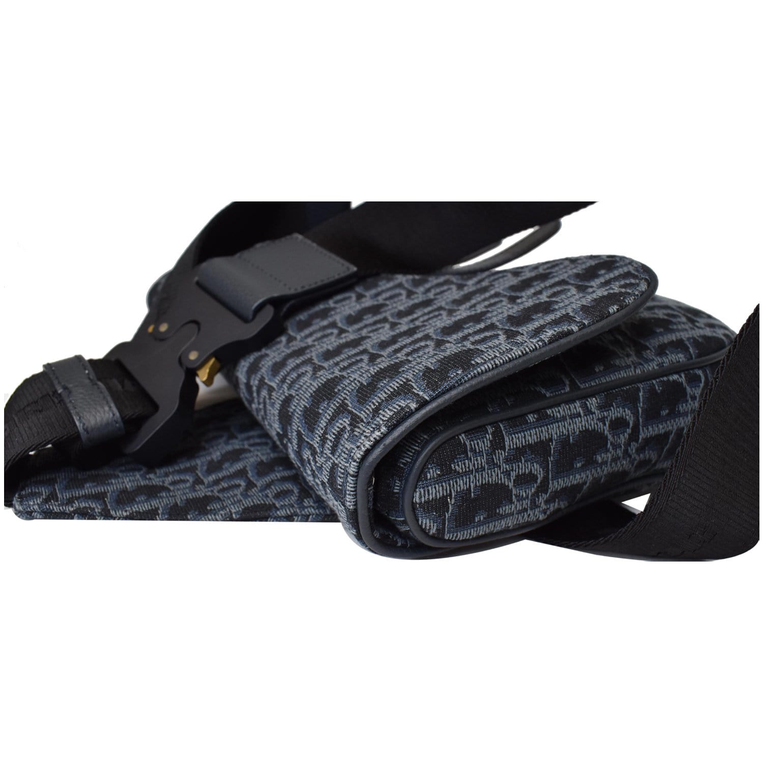 🖤 Christian Dior 🖤 SADDLE BAG Black Dior Oblique Jacquard - [88Reviews] 