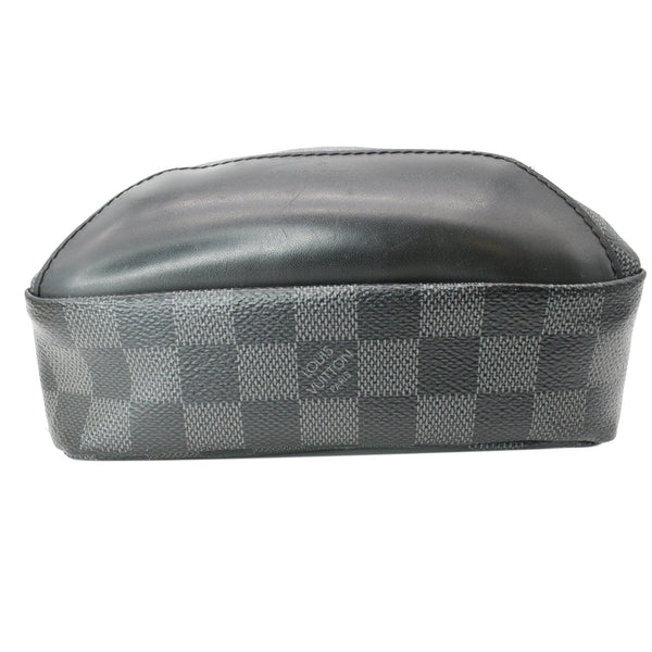 LOUIS VUITTON Avenue Sling Damier Graphite Crossbody Bag Black