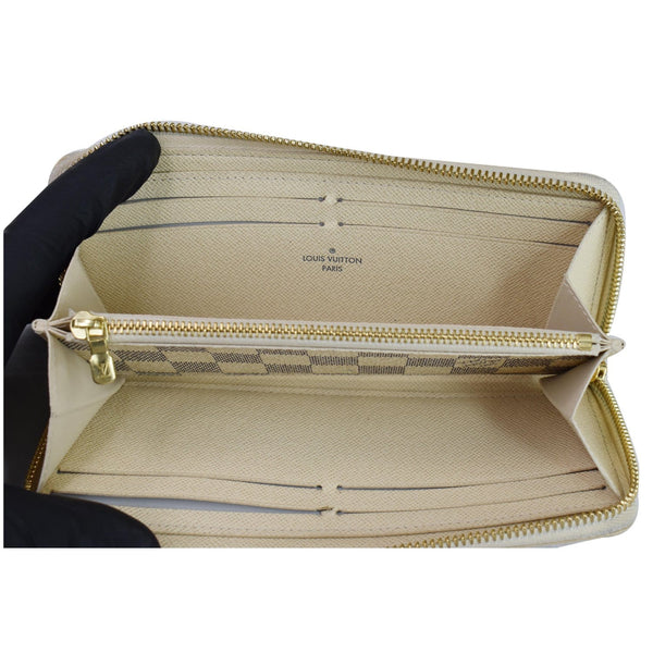 Louis Vuitton Damier Azur Clemence Women Wallet - bag interior