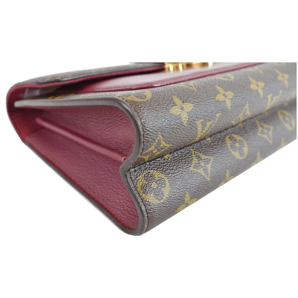 LOUIS VUITTON Victoire Monogram Canvas Shoulder Crossbody Bag Brown