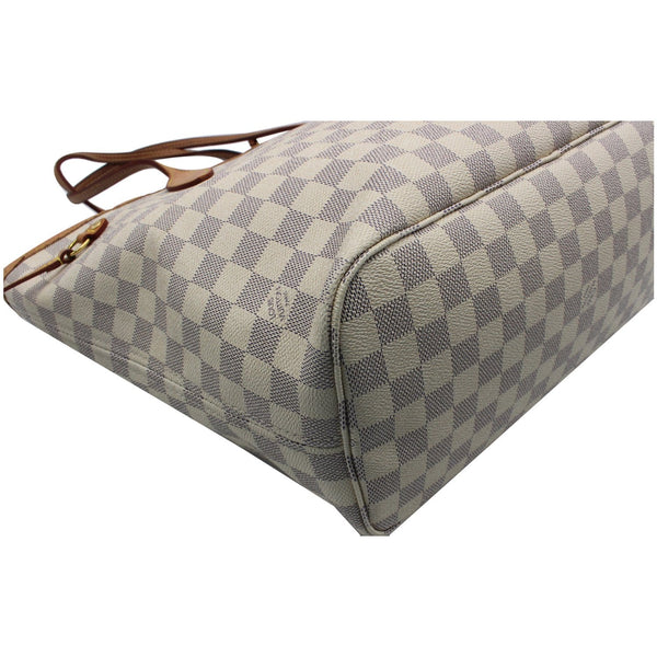 Louis Vuitton Neverfull MM Damier Azur Tote Shoulder Bag
