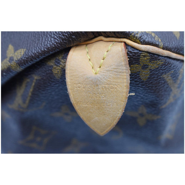 LOUIS VUITTON Speedy 30 Monogram Canvas Satchel Bag Brown