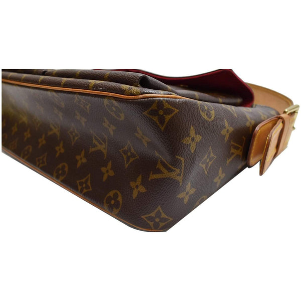 Louis Vuitton Viva Cite MM Monogram Canvas Shoulder Bag - bottom edge | DDH