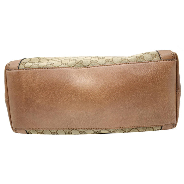 GUCCI Miss GG Original GG Canvas Top Handle Shoulder Bag Beige 323675