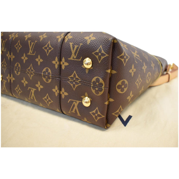 LOUIS VUITTON Melie Monogram Canvas Hobo Shoulder Bag Brown