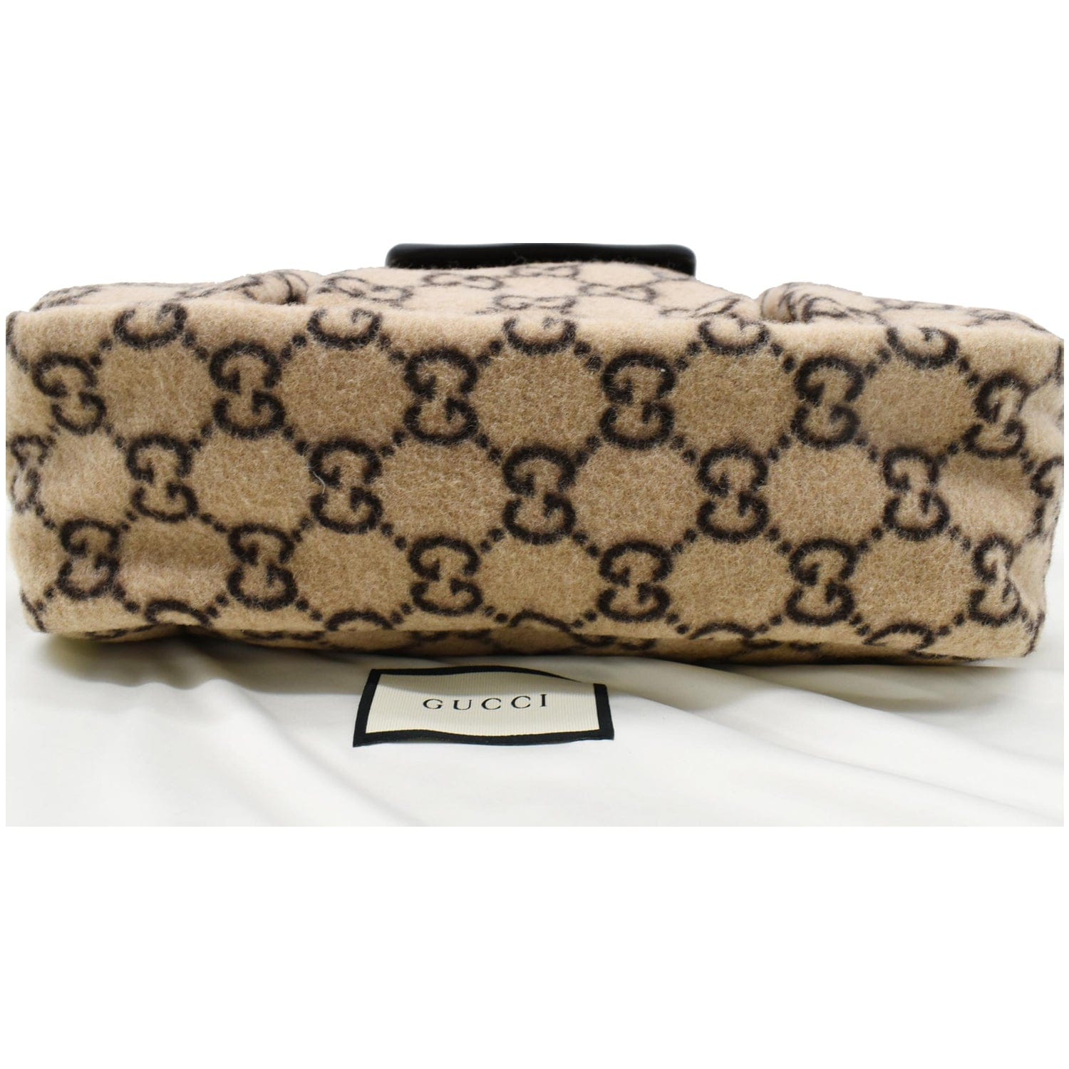 gucci metallic gg wool scarf item, Brown Gucci GG Canvas Belt Bag