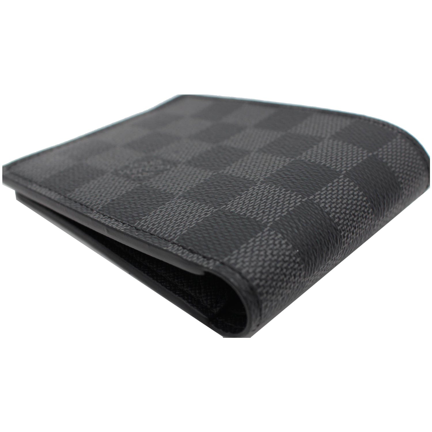 grey and black louis vuittons wallet