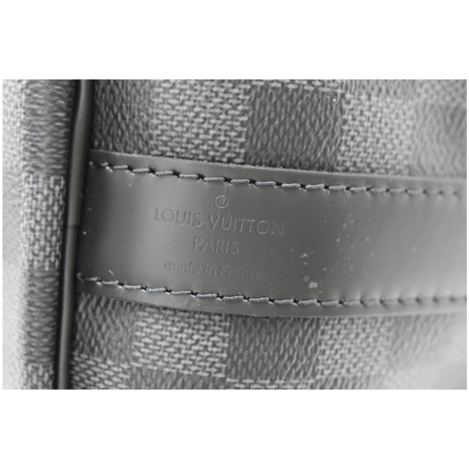 Keepall 55 Damier Graphite Bandouliere – Keeks Designer Handbags