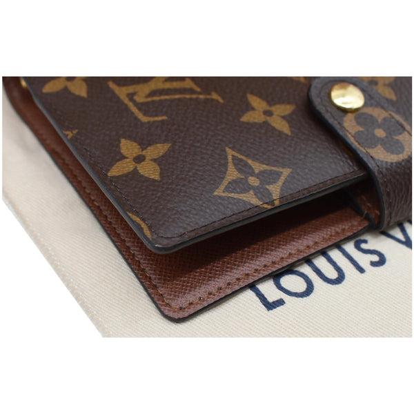LOUIS VUITTON Agenda PM Monogram Canvas Planner Cover Brown