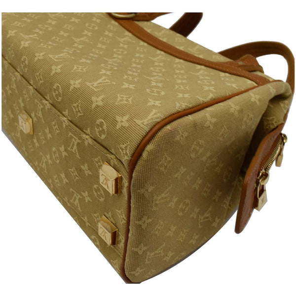 LOUIS VUITTON Josephine PM Mini Lin Monogram Canvas Satchel Bag Beige
