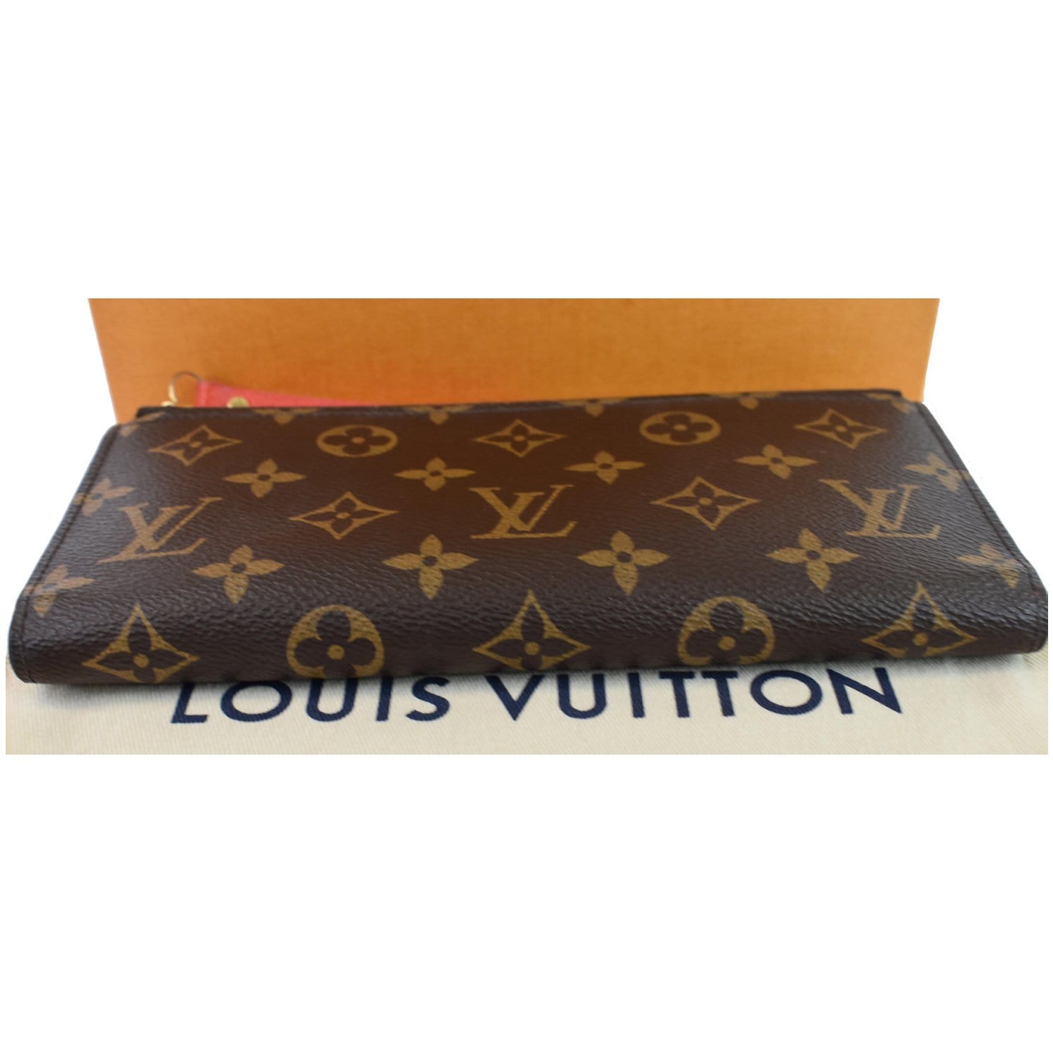 Louis Vuitton Adele Wallet Monogram Canvas Coquelicot