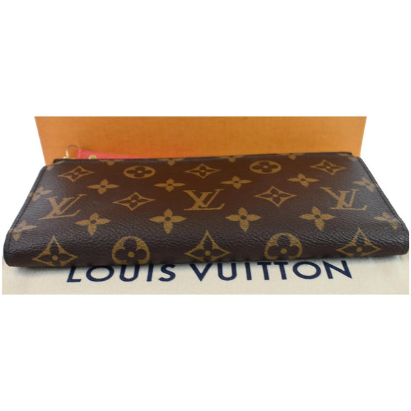 Louis Vuitton Adele Monogram Canvas Wallet Brown - upside view
