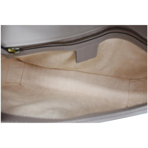 GUCCI GG Marmont Small Matelasse Leather Crossbody Bag Nude 443497