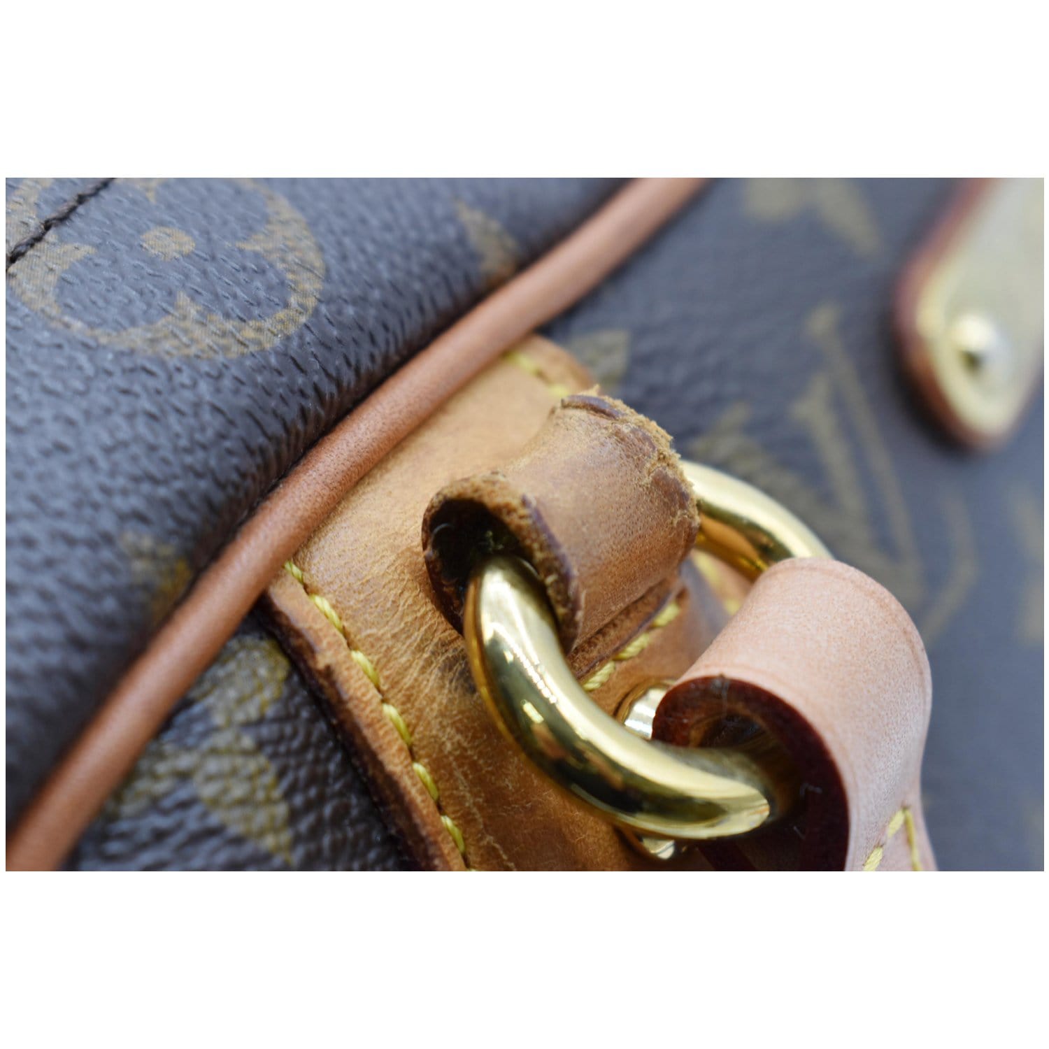 Montorgueil cloth handbag Louis Vuitton Brown in Cloth - 28836371