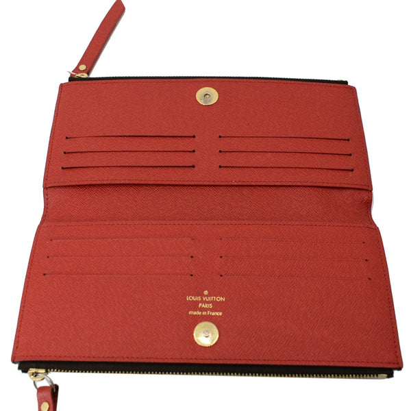 LOUIS VUITTON Adele Monogram Canvas Wallet Brown