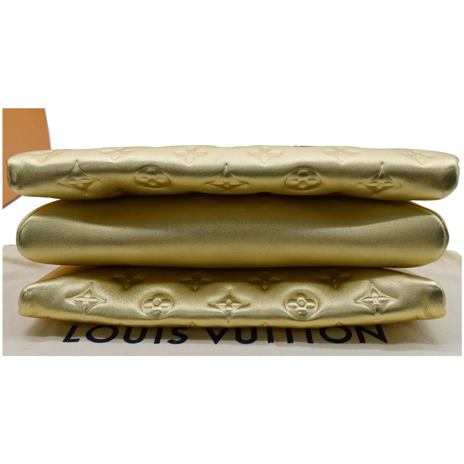 Louis Vuitton Coussin Chain Shoulder Strap Metal PM Gold 2461691