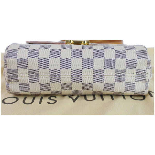 Louis Vuitton Croisette Damier Azur Shoulder Bag - flat base