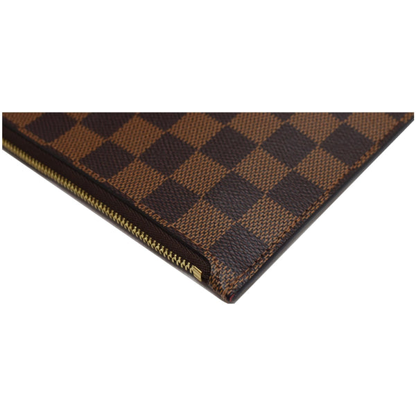 LOUIS VUITTON  Pochette Wristlet Pouch Monogram Canvas Neverfull MM Brown