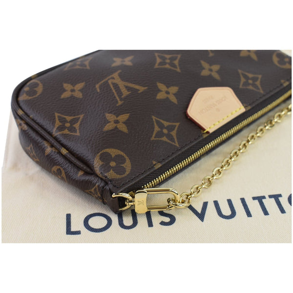 Louis Vuitton Pochette Accessories Monogram Canvas Bag corner view