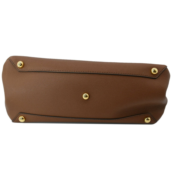 BURBERRY Banner Medium House Check Tote Bag Tan