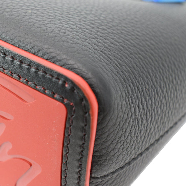 CHRISTIAN LOUBOUTIN Cabata Embellished Leather Tote Bag Black