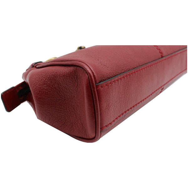 GUCCI Re(Belle) Tiger head Leather Shoulder Bag Red 524620