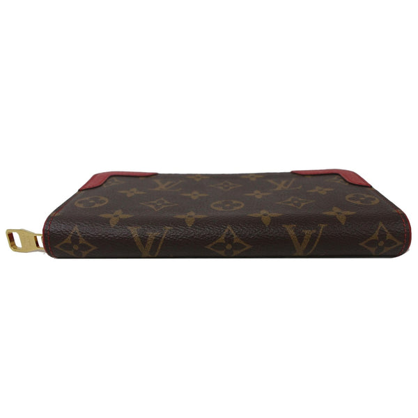 LOUIS VUITTON Retiro Monogram Canvas Zippy Wallet Cerise Red