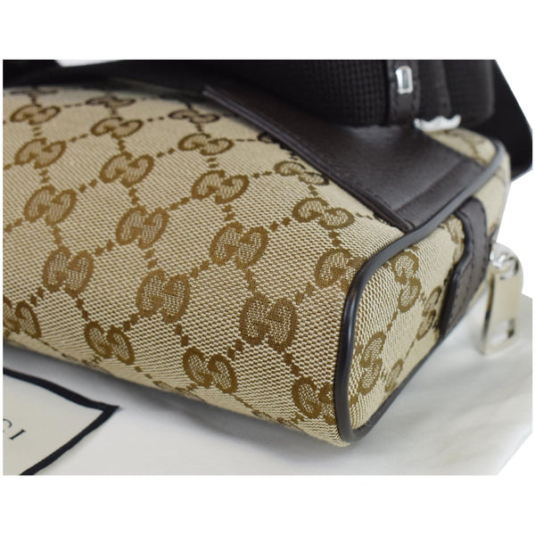 GUCCI GG Monogram Canvas Belt Bag Beige 449174