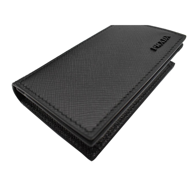Prada Saffiano Leather Active Card Holder Wallet