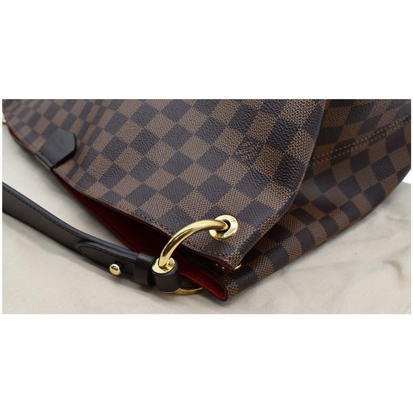 LOUIS VUITTON Graceful MM Damier Ebene Shoulder Bag Brown