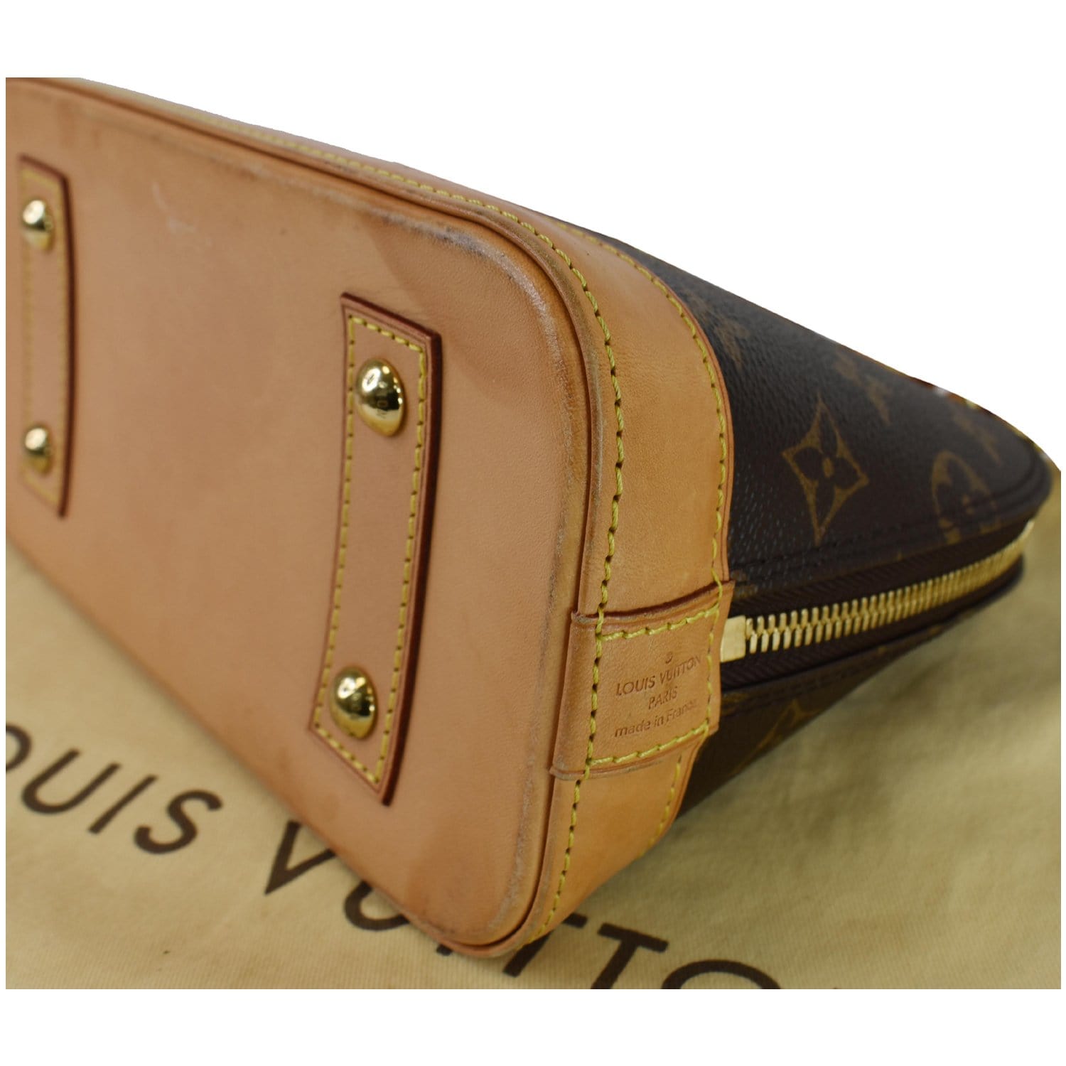 Louis Vuitton Alma BB Monogram Canvas Shoulder Bag
